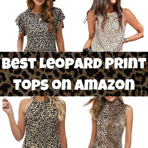 animal print tops amazon